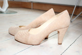 Pumps met open teen