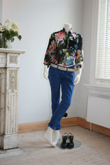 Blouse met bloemen