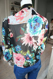 Blouse met bloemen