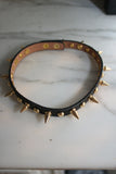 Armband met gouden spikes