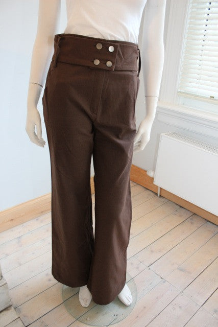 Broek met hoge taille